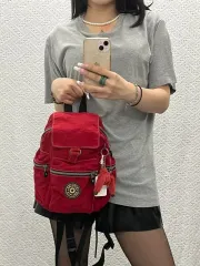 キプリング レトロ ヴィンテージ Y2K Kitsch ミニ ポケット バックパック C13651のサムネイル