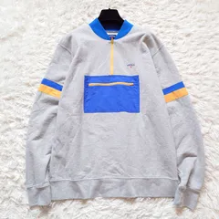​【良品】NOAH ノア ハーフジップ アノラック風 スウェット ロゴ刺繍 カナダ製 Lのサムネイル