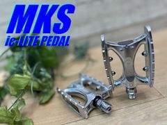 ☆ Teluspo's Top Recommendation!! Excellent Condition!! MKS ic-LITE FLAT PEDAL SI 363g Mikashima Reflector Flat Pedals for Road, Mini Velo, Cross, Fixed Gear, MTB M-1835