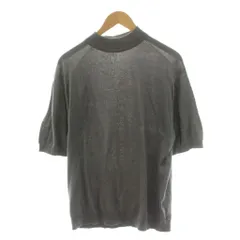 ジョンスメドレー JOHN SMEDLEY ニット カットソー 半袖 モックネック コットン グレー /ANのサムネイル