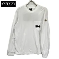 MONCLER　モンクレール　24年製 LS  J20918D00012 ホワイト バッドマン コットン 長袖Tシャツ　Mのサムネイル