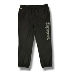Supreme  × LACOSTE 17SS Track Pant トラックパンツ イージーパンツ シュプリーム  × ラコステ ブラック XL(US) （19867M）のサムネイル