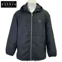 PRADA　プラダ　【国内正規】SGC057 S221 11FC RE-NYLON トライアングルロゴプレート ジップアップ フーディジャケット　XSのサムネイル