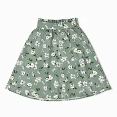 MAJES マジェス 花柄フレアスカート M ミントのサムネイル