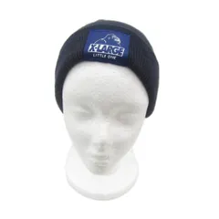 エクストララージキッズ X-LARGE KIDS ニット帽 ニットキャップ ビーニー ロゴ F 紺 ネイビー /SY32 ■GY99 男の子のサムネイル