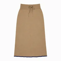 ROSE B ローズB ベージュ ニットロングスカート Fのサムネイル
