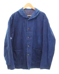 バズリクソンズ BUZZ RICKSON'S Shawl Collar Denim Jacket ショール カラー デニム ジャケット ヘチマ襟 チェンジ ボタン M13157 40 ジャケット ブルー Lサイズ 103MT-5143のサムネイル