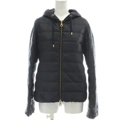 ブルーレーベルクレストブリッジ BLUE LABEL CRESTBRIDGE ダウンジャケット 上着 38 黒 ブラック フード付き 長袖 55C01-320-29 /GG ■ECE003のサムネイル