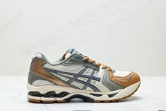Asics Gel-Kayano 14 Silver Gray Green Sports Leisure Breathable Professional Running Shoes