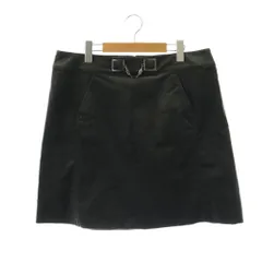 セリーヌ CELINE ヴィンテージ ミニスカート 台形 コーデュロイ 44 チャコールグレー /HK ■GY19のサムネイル