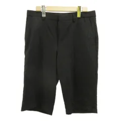 ダナキャランニューヨーク DKNY ハーフパンツ 30 黒 ブラック ショート丈 ストライプ柄 /PPのサムネイル