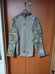 ミリタリーシャツ TACTICAL タクティカル ロングスリーブ カモフラージュのサムネイル