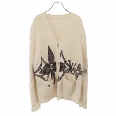 LOUIS VUITTON ルイヴィトン 26SS グラフィックニットカーディガン 1AJBX5 アイボリー Mのサムネイル