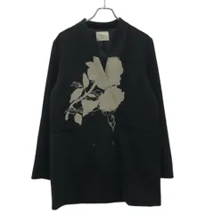 Ameri VINTAGE アメリ ヴィンテージ ROSE EMBROIDERY JACKET ローズ エンブロイダリーノーカラージャケット 01410670191 ブラック Mのサムネイル