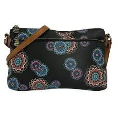 Desigual(デシグアル) ショルダーバッグ - 黒×ブラウン×マルチ レザーのサムネイル