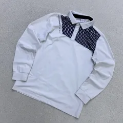 95 JDX メンズ バイカラー 長袖 Kara Tシャツ 0708E2のサムネイル