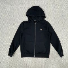 GUESS GUESS ブラック フーディー ジップアップ Mのサムネイル