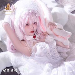 NIKKE アリスコスプレ衣装+セット済みウイッグ　ニケ メルヘンドリーム NIKKE アリス メルヘンドリーム コスプレ 衣装 M - メルカリ