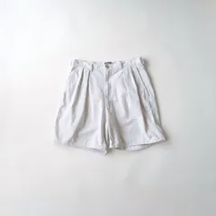 【Polo by Ralph Lauren】90's Two-tuck Chino Shorts Off White 32 Made in USA ラルフローレン ショーツのサムネイル