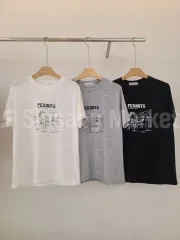 迅速発送 ピーナッツT タイダイ染め テンセル 半袖 夏 春 Tシャツのサムネイル