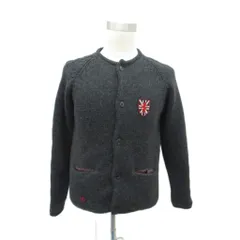 カスタムカルチャー CUSTOM CULTURE ニットカーディガン ミドル丈 F グレー ワッペン /SM22 ■ECB001のサムネイル