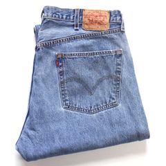 00s メキシコ製 Levi'sリーバイス 501 ダメージ デニムパンツ W40 L34★SDP4625 オールド ジーンズ ストレート クラッシュ ビッグサイズ