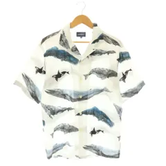 ディセンダント DESCENDANT 25SS SEAFARERS TEXTILES/Sシャツ オープンカラー 総柄 3 白 マルチカラー /CX ■OS ■ADのサムネイル