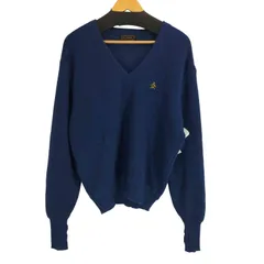 マンシングウェア GRANDSLAM MUNSINGWEAR ワンポイント刺繍ウールVネックニット メンズ JPN：M のサムネイル