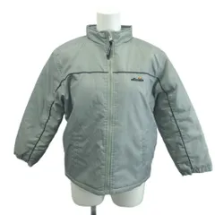 エレッセ ellesse 中綿ジャケット 140 ライトグレー 長袖 スタンドカラー パイピングデザイン ECA003 /NP ■ECA003のサムネイル
