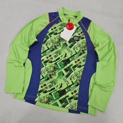 95新品 マウンティア バイカラー 機能性 ハーフジップ長袖Tシャツ 0609Y2のサムネイル