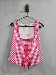 Janina 42 ピンクCHECKビスチェのサムネイル