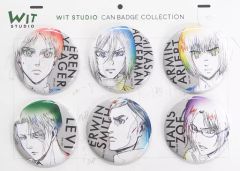 [중고] 배지·핀즈(캐릭터) 집합 WIT STUDIO 캔 배지 컬렉션(6종 세트 A) [진격의 거인 WIT STUDIO 미니숍 2018 in 애니메이트 이케부쿠로 본점]