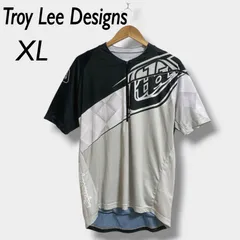 Troy Lee Designs  トロイリーデザインズ メンズ ハーフジップ XLサイクリングジャージ ブラック×グレー系 (H007)★のサムネイル