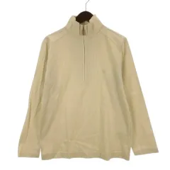 バーバリー ロンドン BURBERRY LONDON ハーフジップ プルオーバー カットソー 長袖 アイボリー M 260423E ORG のサムネイル