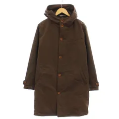 ポールスミスコレクション PAUL SMITH COLLECTION ピーチスキン フーデッドコート ロング コート M 茶 ブラウン 224181 42013 /☆Gのサムネイル