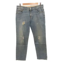 ステラマッカートニー STELLA McCARTNEY デニムパンツ ジーンズ ダメージ加工 テーパード 27 インディゴブルー /FF ■GY50のサムネイル