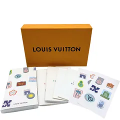 LOUIS VUITTON ルイヴィトン LV ノベルティ 手帳 アジェンダ Agenda Poche Complete 2019 Diary refill 1week／2pages リフィル ステッカー 世界地図 非売品 アドレス帳 メモ帳 箱付【送料無料】のサムネイル