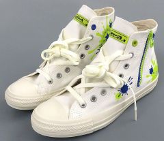 [Used] Shoes - Turf War motif All Star (ALL STAR Z HI) White 26cm "Splatoon 3 x CONVERSE"