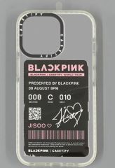 [중고]휴대 재킷 커버 지스 스마트폰 케이스 JISOO Signature Case(iPhone 13 Pro) 임팩트 케이스 클리어-글로시 프로스트 [BLACKPINK×CASETiFY]