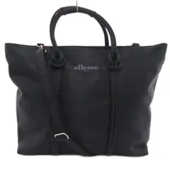 エレッセ ellesse 美品 トートバッグ レディース 黒 ブラック ショルダーストラップ付き /IB ■GY99のサムネイル