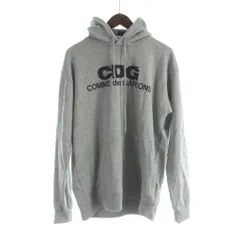 コムデギャルソン COMME des GARCONS AD2019 SZ-T001 スウェット トレーナー 長袖 フード プルオーバー ロゴ XL グレー ■GY18 /MQのサムネイル