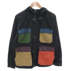 シェラデザイン SIERRA DESIGNS ジャケット ブルゾン スナップボタン フード S 黒 ブラック /FF ■GY06のサムネイル