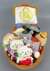 中古】ぬいぐるみマスコット・ぬいぐるみバッジ 七福神おすわり