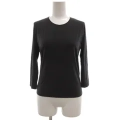 ジルサンダー JIL SANDER 美品 ブラウス カットソー 長袖 M クルーネック ストレッチ 七分袖 グレー /KB ■ECG003のサムネイル