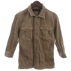 ラウンジリザード LOUNGE LIZARD シャツ ジャケット ミリタリー 七分袖 ベージュ系 1 ■ECTのサムネイル
