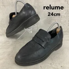 relume レリューム ジャーナルスタンダード 24cm コインローファー ペニーローファー 厚底ローファー スリッポン ドレスシューズ カジュアルシューズ 靴 ブラック 黒 厚底 疲れない 歩きやすい ★ ■■のサムネイル