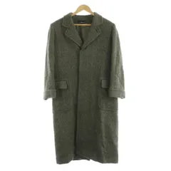 ラルフローレン RALPH LAUREN チェスターコート アウター ロング丈 ヘリンボーン柄 ウール 9 黒 ブラック グレージュ /BB ■ECC002のサムネイル