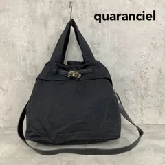 quaranciel カランシエル A4対応 ベルトデザイン 2way トートバッグ ショルダーバッグ トート ショルダー バッグ カバン 鞄 斜め掛け 肩掛け 通勤 通学 ビジネス オフィス カジュアル ブラック ★ ■■のサムネイル
