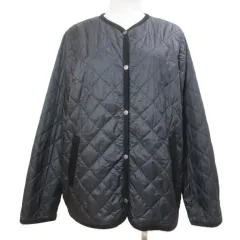 ゴールデンベア GOLDEN BEAR キルトジャケット ノーカラー 中綿 ナイロン パイピング M 黒 ブラック 468QC170 /Xのサムネイル