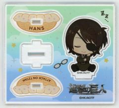 [Used] Acrylic Stand・Acrylic panel Hange Zoë Mini character version Goodnight Survey Corps Acrylic Cradle Stand"Attack Titan The Final Season POP UP SHOP”